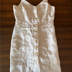 Juicy Couture White Button-Down Dress